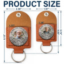 Family, Parents, Gift For Grandparents, Memorial, Sad - Custom Photo Memorial My Mind Still Talks To You - Personalized Wooden Pocket Hug