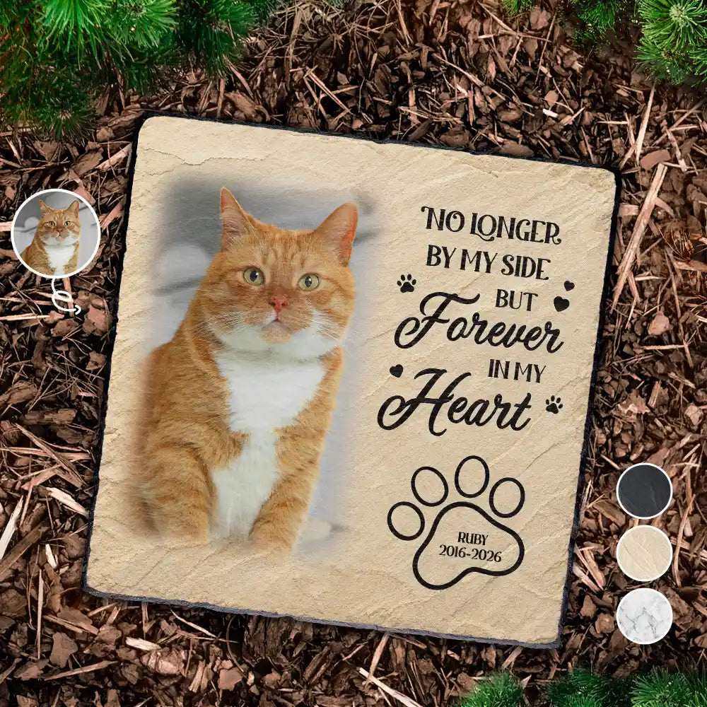Christmas,Custom Photo,Pet Memorial,Sympathetic,Pet Lovers,Memorial,Upload Full Photo - Custom Photo Memorial Pet I Loved You Your Whole Life - Personalized Rectangle Memorial Garden Stone