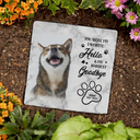 Christmas,Custom Photo,Pet Memorial,Sympathetic,Pet Lovers,Memorial,Upload Full Photo - Custom Photo Memorial Pet I Loved You Your Whole Life - Personalized Rectangle Memorial Garden Stone