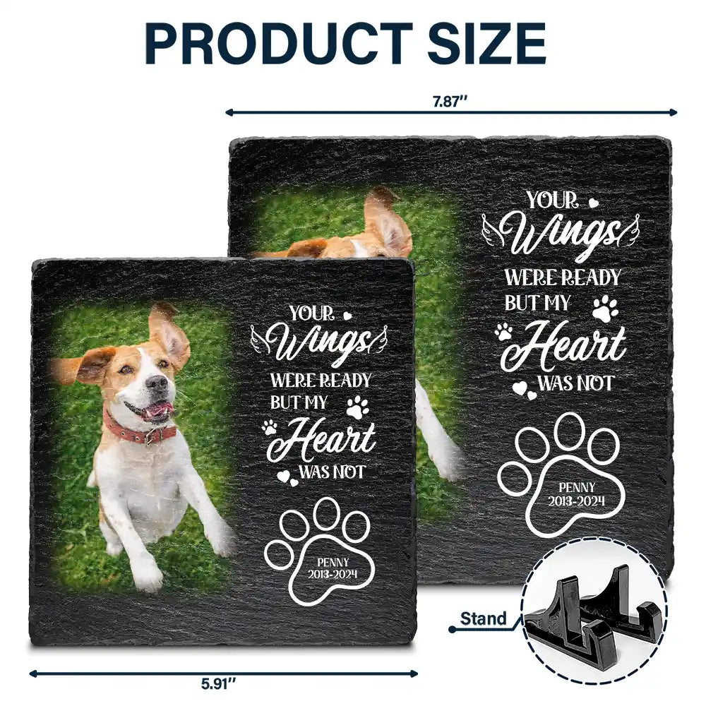 Christmas,Custom Photo,Pet Memorial,Sympathetic,Pet Lovers,Memorial,Upload Full Photo - Custom Photo Memorial Pet I Loved You Your Whole Life - Personalized Rectangle Memorial Garden Stone