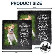 Christmas,Custom Photo,Pet Memorial,Sympathetic,Pet Lovers,Memorial,Upload Full Photo - Custom Photo Memorial Pet I Loved You Your Whole Life - Personalized Rectangle Memorial Garden Stone