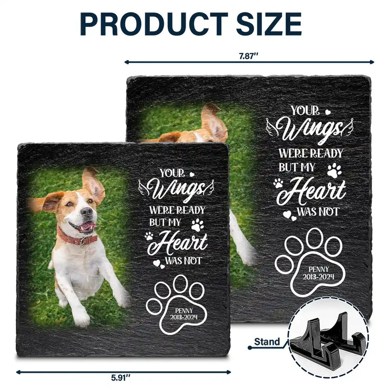 Christmas,Custom Photo,Pet Memorial,Sympathetic,Pet Lovers,Memorial,Upload Full Photo - Custom Photo Memorial Pet I Loved You Your Whole Life - Personalized Rectangle Memorial Garden Stone
