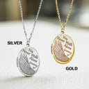 Memorial,Custom Photo,Love - Custom Photo Memorial You Never Walk Alone - Personalized Locket Necklace