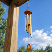 Sad,Memorial,Dog Lovers,Cat Lovers,Pet Lovers,Family,Parents,Gift For Grandparents - Custom Photo Memorial Your Wings Were Ready - Personalized Wind Chime