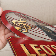 Top Market,Guitar,Gift For Men,Music,Custom Photo,Gift For Yourself,Remove BG Photo,Happy - Custom Photo Music Room Gif For Guitar Lovers - Personalized Custom Shaped Metal Sign