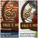 Top Market,Guitar,Gift For Men,Music,Custom Photo,Gift For Yourself,Remove BG Photo,Happy - Custom Photo Music Room Gif For Guitar Lovers - Personalized Custom Shaped Metal Sign