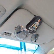 Gift For Husband,Gift For Yourself,Gift For Men,Parents,Gift For Grandpa,Gift For Father,New Dad,New baby,Expecting Dad,Funny - Custom Photo New Dad And Grandpa Loading - Personalized Sunglasses Holder For Car Visor