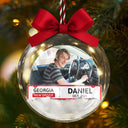 Gift For Yourself,Christmas,Custom Photo,Happy - Custom Photo New Driver - Personalized 3D Acrylic Ball Ornament