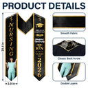 Graduation, Gift For Women, Gift For Men, Nurse, Happy - Custom Photo Nursing Graduation - Personalized Stoles