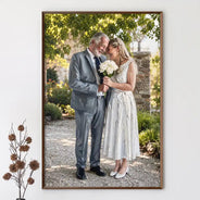 Art Design,Romantic,Gift For Couples,Photo - Oil Painting - Custom Photo Oil Painting Happy Couple Gift For Housewarming Wedding Anniversary - Personalized Poster