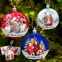 Art Design,Sentimental,Christmas,Family,Photo - Oil Painting - Custom Photo Oil Painting Happy Family Together - Personalized Ball Ornament