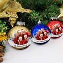 Art Design,Sentimental,Christmas,Family,Photo - Oil Painting - Custom Photo Oil Painting Happy Family Together - Personalized Ball Ornament