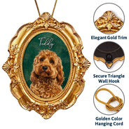 Art Design,Christmas,Pet Memorial,Sympathetic,Pet Lovers,Memorial,Photo - Oil Painting - Custom Photo Oil Painting Pet Dog Cat Portrait - Personalized Ornate Frame