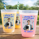 Adorable,Art Design,Teacher,Back To School,Photo - Oil Painting - Custom Photo Oil Painting Teacher Portrait Happy To See Your Face - Personalized Frosted Cups