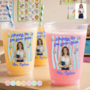 Adorable,Art Design,Teacher,Back To School,Photo - Oil Painting - Custom Photo Oil Painting Teacher Portrait Happy To See Your Face - Personalized Frosted Cups