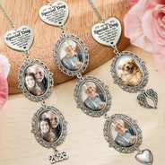 Custom Photo,Sympathetic,Gift For Yourself,Wedding,Dynamic Photo - Custom Photo On This Special Day Know That I Am Here - Personalized Wedding Charm