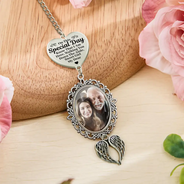 Custom Photo,Sympathetic,Gift For Yourself,Wedding,Dynamic Photo - Custom Photo On This Special Day Know That I Am Here - Personalized Wedding Charm