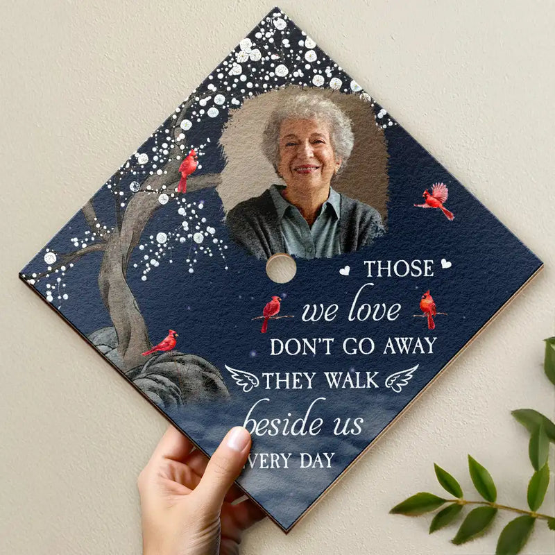 Memorial,Family,Graduation,Sad - Custom Photo On Your Graduation Day Memorial - Personalized Graduation Cap Topper