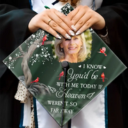 Memorial,Family,Graduation,Sad - Custom Photo On Your Graduation Day Memorial - Personalized Graduation Cap Topper