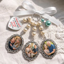 Sentimental,Custom Photo,Family,Wedding,Upload Full Photo - Custom Photo On Your Wedding Day Know That My Heart Is There - Personalized Photo Bouquet Charm