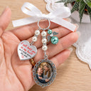 Sentimental,Custom Photo,Family,Wedding,Upload Full Photo - Custom Photo On Your Wedding Day Know That My Heart Is There - Personalized Photo Bouquet Charm