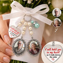 Sentimental,Custom Photo,Family,Wedding,Upload Full Photo - Custom Photo I'm Always With You Cardinal Bird - Personalized Photo Bouquet Charm