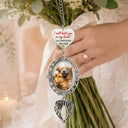 Custom Photo, Sympathetic, Gift For Yourself, Wedding, Upload Full Photo - Custom Photo On Your Wedding Day Know That My Heart Is There - Personalized Wedding Charm