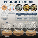 Pet Lovers,Cat Lovers,Dog Lovers,Sad,Memorial - Custom Photo Once By My Side Forever In My Heart Memorial Dog Cat - Personalized Crystal Heart Shaped Lamp