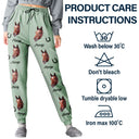 Pet Lovers,Pet Mom,Pet Dad,Dog Lovers,Dog Mom,Dog Dad,Cat Lovers,Cat Mom,Cat Dad,Custom Photo,Happy - Custom Photo Paw Print Horseshoe Carrot Pattern Cute Pet Photo - Personalized Pajama Pants