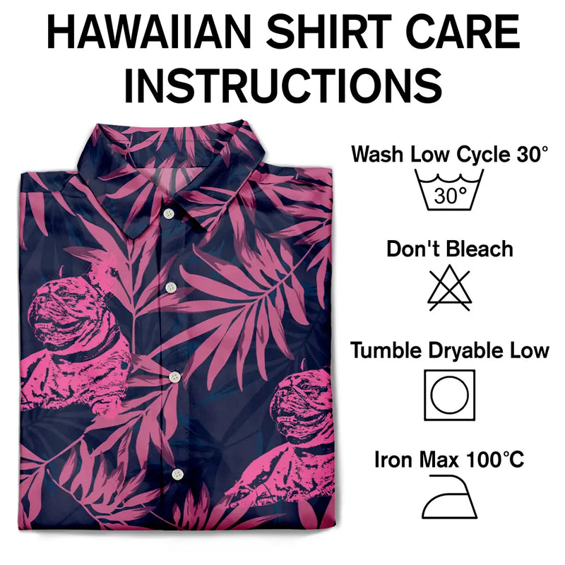 Pet Lovers,Family,Summer - Custom Photo Pencil Drawing Palm Leaf Vacation Vibe - Personalized Hawaiian Shirt