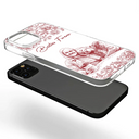 Gift For Bestie,Old Best friends,Gift For Sisters,Happy,Custom Photo - Custom Photo Pencil Sketch A True Friendship Is A Journey Without An End - Personalized Clear Phone Case