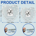 Art Design,Christmas,Pet Memorial,Cozy,Pet Lovers,Memorial,Photo - Pencil Sketch - White BG - Custom Photo Pencil Sketch Art Forever Loved Memorial Dog Cat - Personalized Heart Shaped Glass Ornament