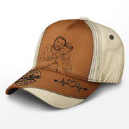 Gift For Father,Custom Photo,Art Design,Top Market,Confident,Photo - Pencil Sketch - Bold - Custom Photo Bold Sketch Best Dad Papa Ever - Personalized Classic Cap