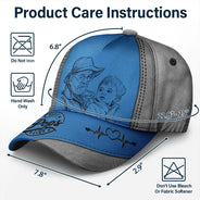 Gift For Father,Custom Photo,Art Design,Top Market,Confident,Photo - Pencil Sketch - Bold - Custom Photo Bold Sketch Best Dad Papa Ever - Personalized Classic Cap