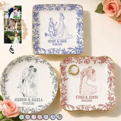 Ring Dish For Marriage Couple