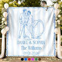 Art Design, Custom Photo, Married Couple, Romantic, Gift For Couples, Wedding, Photo - Pencil Sketch - Remove BG - Custom Photo Pencil Sketch Couples Wedding Engaged Bachelor Party - Personalized Backdrop