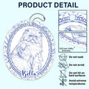 Art Design,Healing,Pet Memorial,Pet Lovers,Memorial,Photo - Pencil Sketch - Remove BG - Custom Photo Pencil Sketch Dog Cat Pet Portrait Toile Remembrance - Personalized Acrylic Car Hanger
