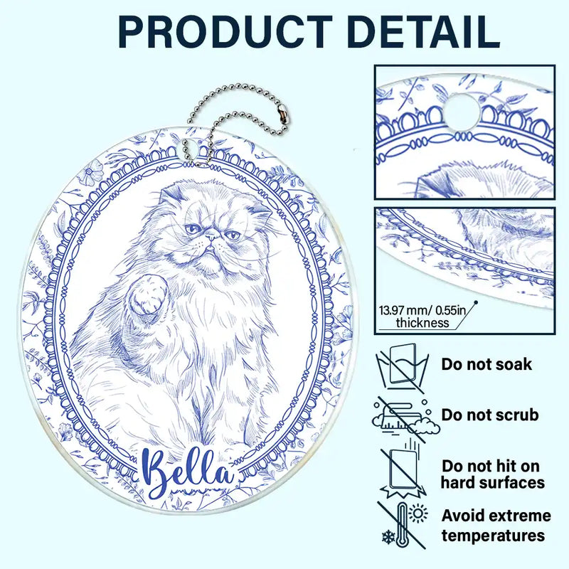 Art Design,Healing,Pet Memorial,Pet Lovers,Memorial,Photo - Pencil Sketch - Remove BG - Custom Photo Pencil Sketch Dog Cat Pet Portrait Toile Remembrance - Personalized Acrylic Car Hanger