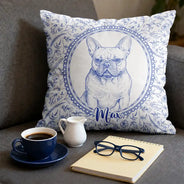 Art Design,Pet Memorial,Cozy,Pet Lovers,Memorial,Photo - Pencil Sketch - Remove BG - Custom Photo Pencil Sketch Dog Cat Pet Portrait Toile Remembrance - Personalized Pillow