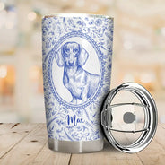 Art Design,Cozy,Pet Lovers,Photo - Pencil Sketch - Remove BG - Custom Photo Pencil Sketch Dog Cat Pet Portrait Toile Remembrance - Personalized Tumbler