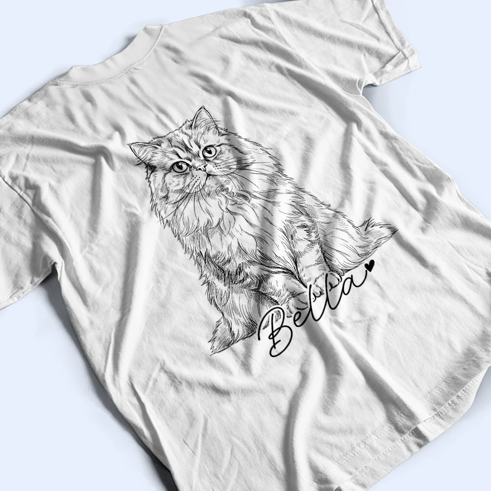 Gift For Mother,Gift For Father,Love,New Dad,New Mom - Custom Photo Pencil Sketch Dog Mom Dog Dad Hand Punch - Personalized T Shirt