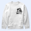 Family,Gift For Bestie,Dog Lovers,Cat Lovers,Happy,Custom Photo,Gift For Mother,Gift For Father - Custom Photo Pencil Sketch Family Dog Cat Portrait - Personalized T Shirt