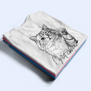 Pet Lovers,Pet Mom,Pet Dad,Dog Lovers,Dog Mom,Dog Dad,Cat Lovers,Cat Mom,Cat Dad,Non-Eng,Photo - Pencil Sketch,Sentimental - Custom Photo Pencil Sketch Forever In My Heart Memorial - Personalized T Shirt
