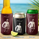 Custom Photo,Beach,Art Design,Summer,Pet Lovers,Playful,Photo - Pencil Sketch - Remove BG - Custom Photo Pencil Sketch Friends Family Pet Funny Portrait - Personalized Can Cooler Sleeve