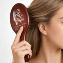 Love,Mom - Daughters (Adult),Mom - Daughters (Young),Gift For Mother,Gift For Wife,Gift For Women,Gift For Grandma - Custom Photo Pencil Sketch I Love You Mom Grandma - Personalized Wooden Hair Brush