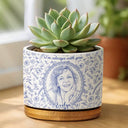 Art Design,Memorial Loved One,Healing,Family,Memorial,Photo - Pencil Sketch - Remove BG - Custom Photo Pencil Sketch In Loving Memory Family Parents Grandparents Portrait Memorial Remembrance - Personalized Plant Pot