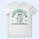 Gift For Father,Custom Photo,Art Design,Golf,Proud,Photo - Pencil Sketch - Remove BG - Custom Photo Pencil Sketch Proud Member Of The Golf Dads Club - Personalized T Shirt