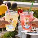 Dog Mom,Playful,Bachelorette,Custom Photo,Gift For Mother,Pet Lovers,Cut-Face Photo - Custom Photo Pet Face Bachelorette Party - Personalized Frosted Cups