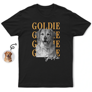 Custom Photo,Pet Lovers,Pet Mom,Pet Dad,Photo,Playful - Custom Photo Pet Lovers Pet Mom Pet Dad Lovely Portrait - Personalized T Shirt