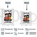 Gift For Couples,Gift For Husband,Gift For Wife,Gift For Boyfriend,Gift For Girlfriend,Dog Couple,Cat Couple,Pet Couple,Love,LGBT - Custom Photo Pixel Art Effect Found On The Internet - Personalized Mug